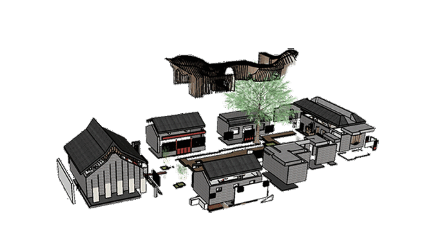 BIM Architecture | Modern Collision and Perception of Traditional Chinese Elements: Beijing Nestl é CAF É/RSAA/Zhuang Ziyu Studio