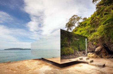 BIM Architecture: Sunrise and Sunset Pavilion Exploring the Philosophy of Reality and Illusion by Walllasia-BIM WORLD