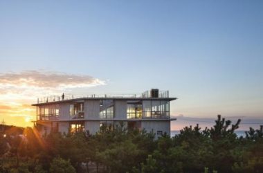 BIM Architecture: Wujiao Trade Building by ON Architecture Overlooking Rising Sun and Coastal Views-BIM WORLD