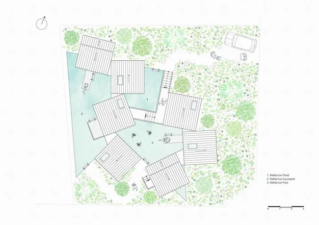 BIM Architecture | Beside the Blue Lake, Between the Jungle: Floating Cube Room by Younghan Chung Architects