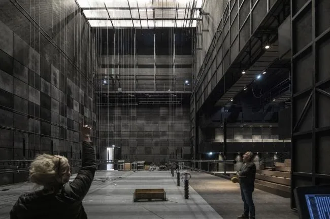 BIM Architecture | 'M É CA Cultural, Economic and Creative Center', Material Texture of Sandblasting Concrete/BIG