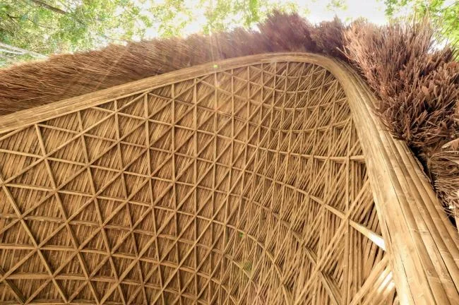 BIM Architecture | Luum Temple, Natural Beauty under Bamboo Parameter Digitization/CO-LAB Design Office