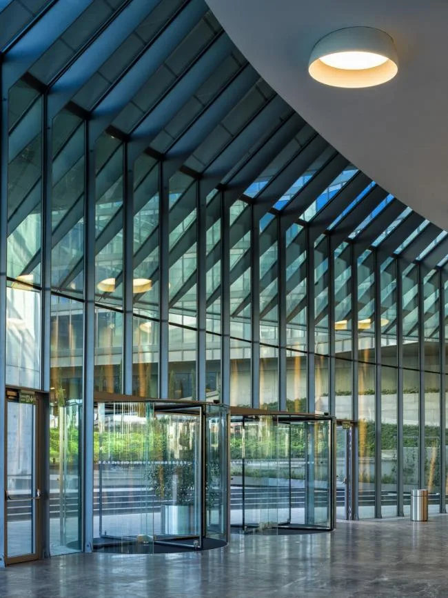 BIM Architecture | A Glass Box Gently Lying on a Hill: Galanti Bank Technology Park/ERA Architects