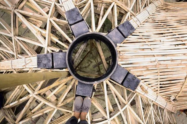 BIM Architecture | Luum Temple, Natural Beauty under Bamboo Parameter Digitization/CO-LAB Design Office