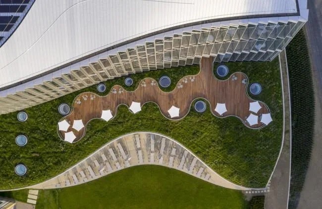 BIM Architecture | Butterfly like Lightly Spreading Wings: International Olympic Committee Headquarters/3XN