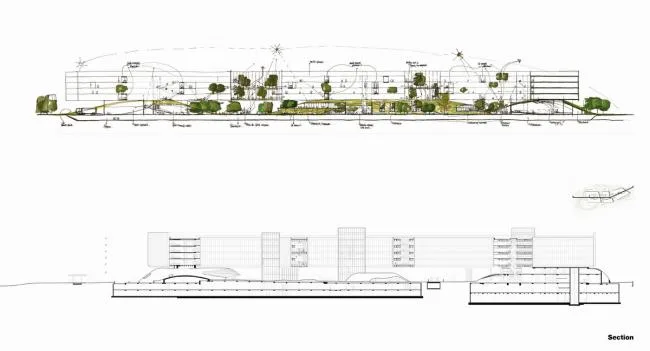 BIM Architecture | A Glass Box Gently Lying on a Hill: Galanti Bank Technology Park/ERA Architects