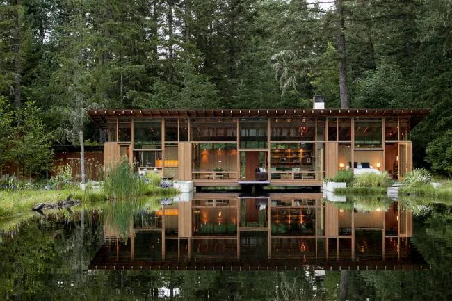 BIM Architecture | Living with the Jungle - Newberg Private Residence/Cutler Anderson Architects