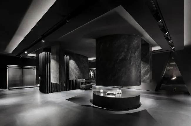 BIM Architecture | Flexible Geometry, Mysterious Like Dark Materials in the Universe: Juun. J Flagship Store/WGNB