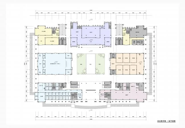 BIM Architecture | Ancient Methods Used Today, Red Anthem - Comprehensive Teaching Building of Gu Wenchang Cadre College (Phase I)/Xiamen Branch of China Academy of Building Research