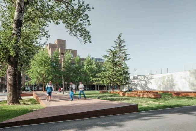 BIM Architecture | Retelling Campus Stories - Peking University Affiliated High School and Xiangyang Future School Campus Landscape Elegance Reform/Crossboundaries