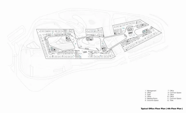 BIM Architecture | A Glass Box Gently Lying on a Hill: Galanti Bank Technology Park/ERA Architects