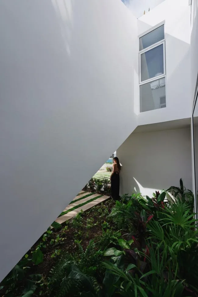 BIM Architecture | Sonata Room, using stairs to create intersecting public and private spaces/Arkham Projects
