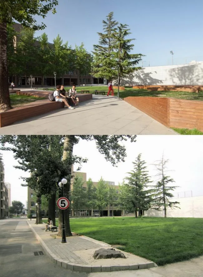 BIM Architecture | Retelling Campus Stories - Peking University Affiliated High School and Xiangyang Future School Campus Landscape Elegance Reform/Crossboundaries