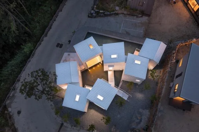 BIM Architecture | Beside the Blue Lake, Between the Jungle: Floating Cube Room by Younghan Chung Architects