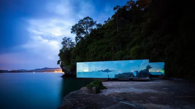 BIM Architecture | Sunrise and Sunset Pavilion, Philosophy of Reality and Illusion/Walllasia