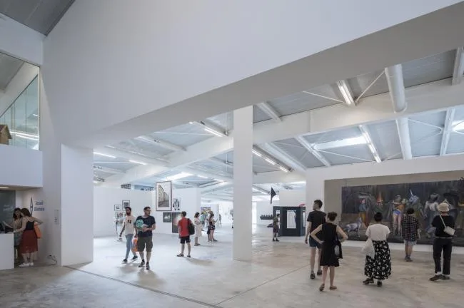 BIM Architecture | 'M É CA Cultural, Economic and Creative Center', Material Texture of Sandblasting Concrete/BIG