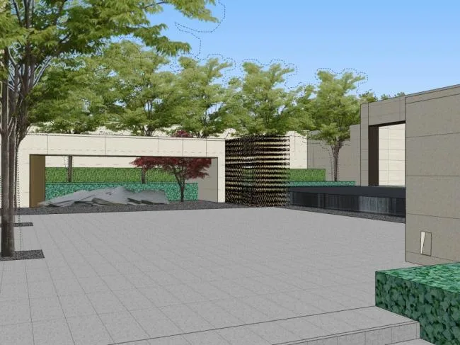 Sketchup Business Model | Sales Office, Commercial Building, Modern Style