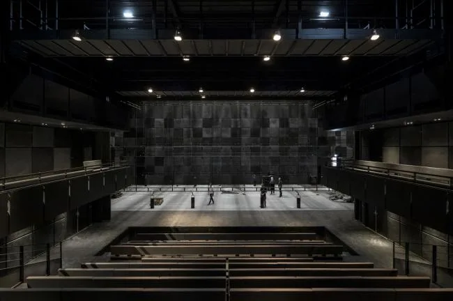 BIM Architecture | 'M É CA Cultural, Economic and Creative Center', Material Texture of Sandblasting Concrete/BIG