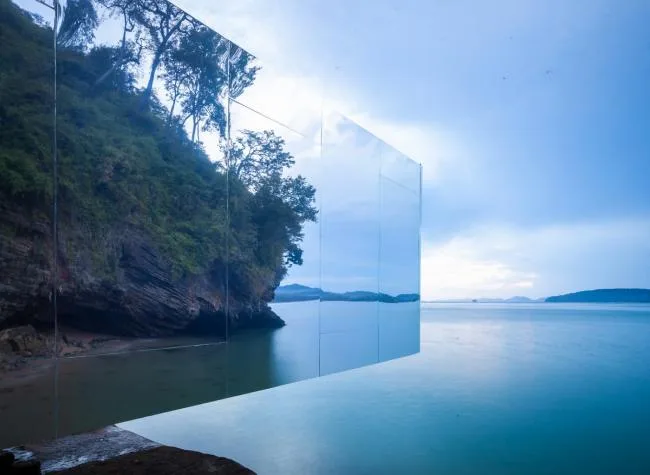 BIM Architecture | Sunrise and Sunset Pavilion, Philosophy of Reality and Illusion/Walllasia