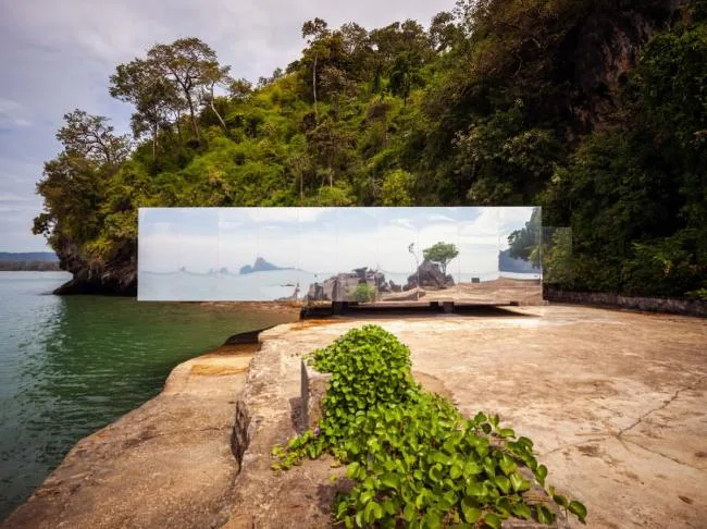 BIM Architecture | Sunrise and Sunset Pavilion, Philosophy of Reality and Illusion/Walllasia