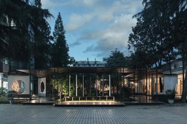 BIM Architecture | Xiake Island Flower Garden Island Courtyard Update/Entrance Architecture Studio