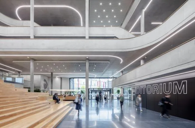 BIM Architecture | Roaming Like a Torrent: Zalando Berlin Office Headquarters/HENN+Kinzo