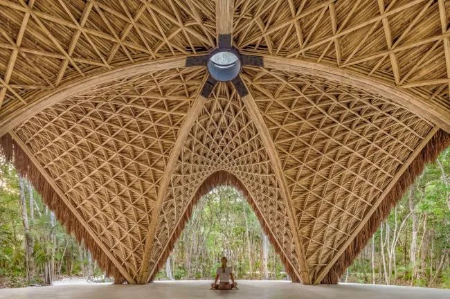 BIM Architecture | Luum Temple, Natural Beauty under Bamboo Parameter Digitization/CO-LAB Design Office