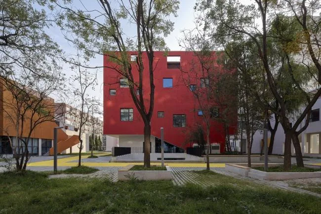 BIM Architecture | Retelling Campus Stories - Peking University Affiliated High School and Xiangyang Future School Campus Landscape Elegance Reform/Crossboundaries