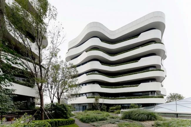 BIM Architecture | Like Soft and Turbulent Waves: Tianyun Industrial Office Cluster/First Practice Architectural Design