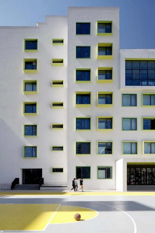 BIM Architecture | Retelling Campus Stories - Peking University Affiliated High School and Xiangyang Future School Campus Landscape Elegance Reform/Crossboundaries
