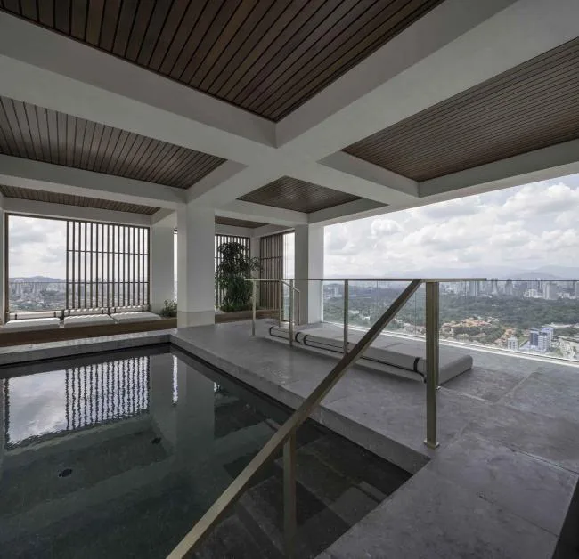 BIM Architecture | Alila Mansa Hotel Kuala Lumpur, with embedded atrium/Ruen Design Workshop