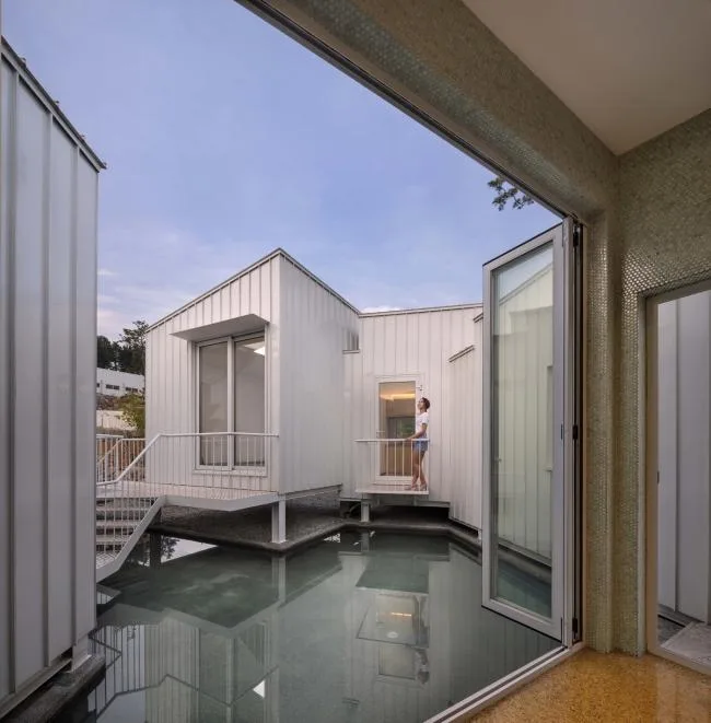 BIM Architecture | Beside the Blue Lake, Between the Jungle: Floating Cube Room by Younghan Chung Architects