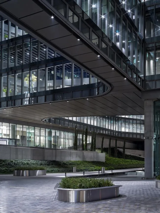 BIM Architecture | A Glass Box Gently Lying on a Hill: Galanti Bank Technology Park/ERA Architects