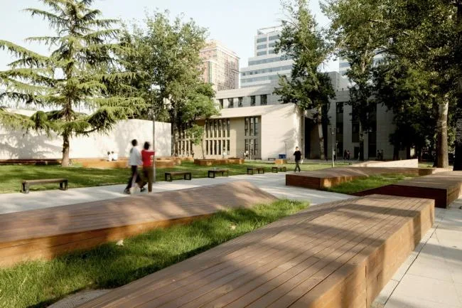 BIM Architecture | Retelling Campus Stories - Peking University Affiliated High School and Xiangyang Future School Campus Landscape Elegance Reform/Crossboundaries