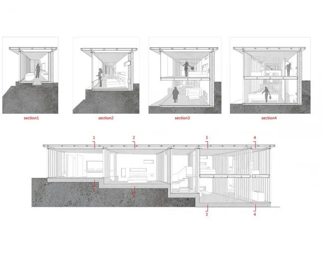 BIM Architecture | Sunset Glow Over Cang'er Lake: Notes on the Construction of the Slow House in Dali/IDO Yuanxiang Architecture+Chongqing Hexin Architectural Design Institute
