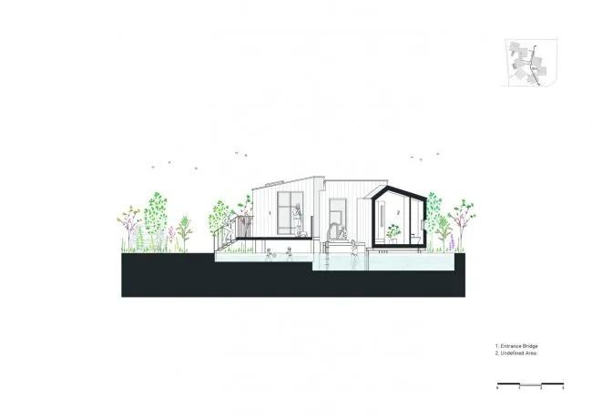BIM Architecture | Beside the Blue Lake, Between the Jungle: Floating Cube Room by Younghan Chung Architects