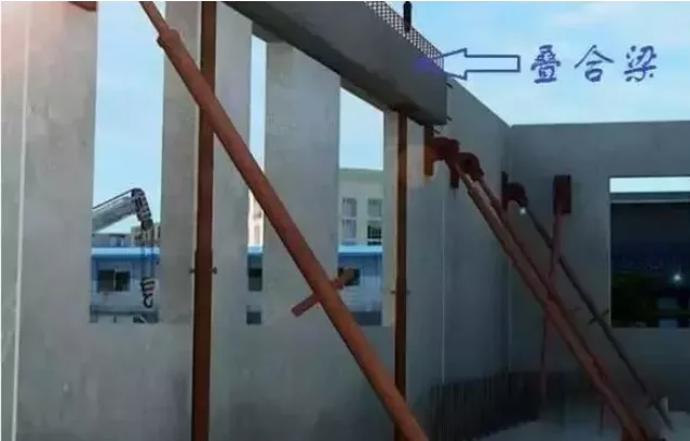 Composite beams installation