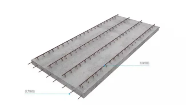 Prefabricated floor slab schematic