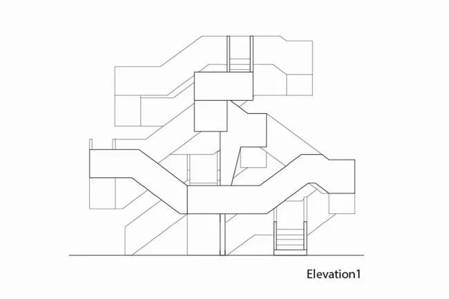 BIM Architecture | Maze of Overlapping and Interweaving - Ten Katas/Supermachine Studio