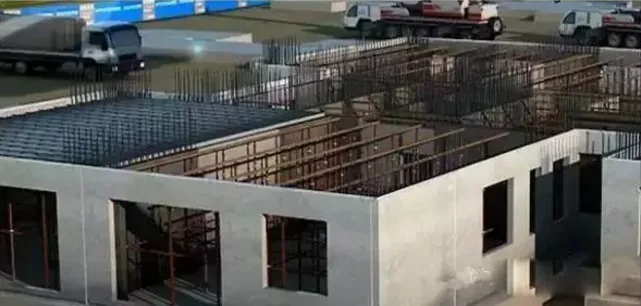 Floor support and composite slab installation