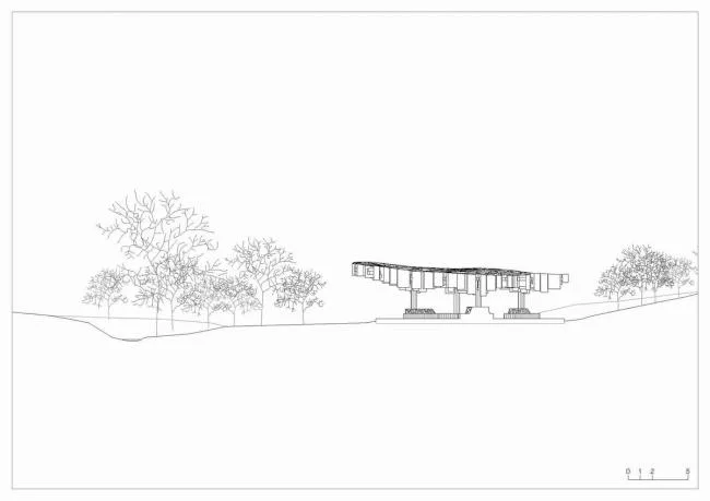 BIM Architecture | Carved Wood Bundle, Caring for Tranquility: Tippet Rise Art Exhibition Pavilion/K é r é Architecture