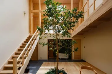 BIM Architecture | Kyoto House: Bringing the Courtyard Indoors | 07BEACH-BIM WORLD