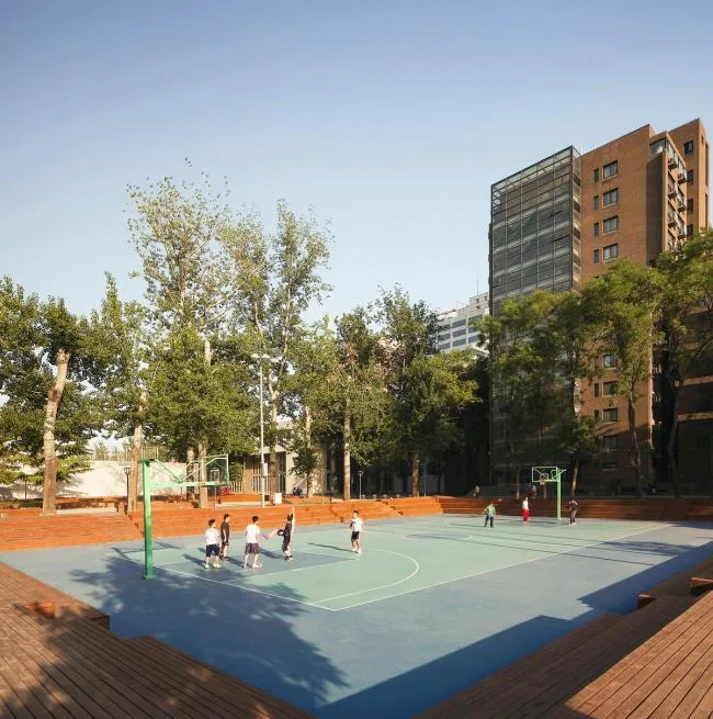 BIM Architecture | Retelling Campus Stories - Peking University Affiliated High School and Xiangyang Future School Campus Landscape Elegance Reform/Crossboundaries
