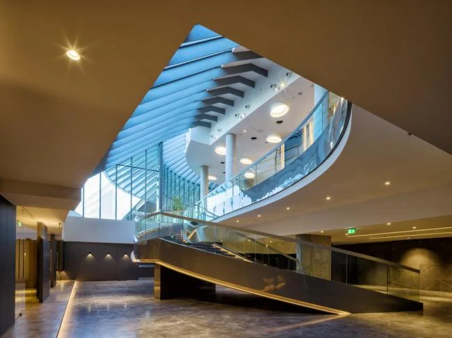 BIM Architecture | A Glass Box Gently Lying on a Hill: Galanti Bank Technology Park/ERA Architects
