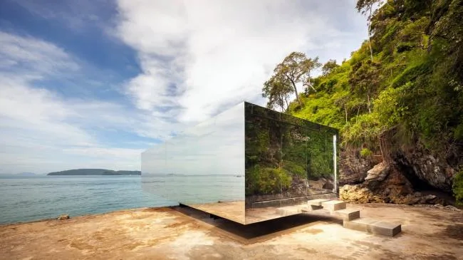BIM Architecture | Sunrise and Sunset Pavilion, Philosophy of Reality and Illusion/Walllasia