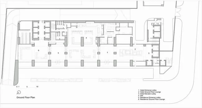 BIM Architecture | Alila Mansa Hotel Kuala Lumpur, with embedded atrium/Ruen Design Workshop