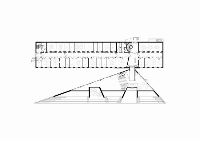 BIM Architecture | Developed on the Ground, Tilted Upward: Danish Red Cross Volunteer Home/COBE