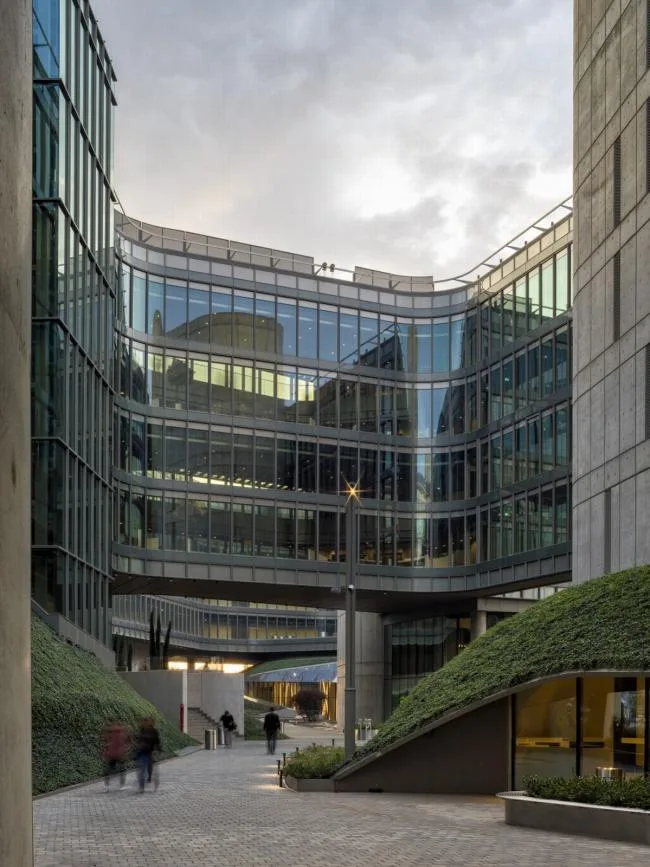 BIM Architecture | A Glass Box Gently Lying on a Hill: Galanti Bank Technology Park/ERA Architects