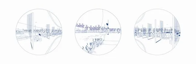 BIM Architecture | Clouds and Clouds, Ribbon Transcendence: Cloud Mirror · Flower Garden Warm Pot Restaurant/Muda Architecture