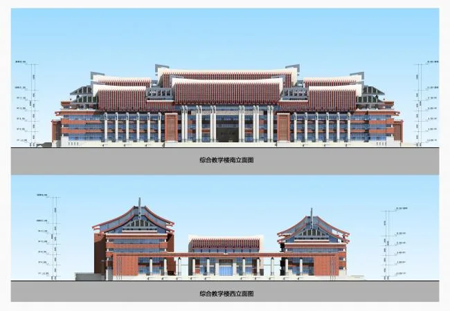 BIM Architecture | Ancient Methods Used Today, Red Anthem - Comprehensive Teaching Building of Gu Wenchang Cadre College (Phase I)/Xiamen Branch of China Academy of Building Research